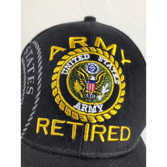 ARMY United States Retired cap hat size OSFA EUC - Picture 7 of 12